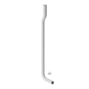 Geberit flush bend set 90° offset with damming device and pipe strap (1 Pc) d50mm A6cm white alpine 118.100.11.1