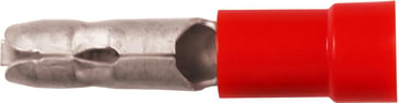 Isol. rund forlængerstik A1504HA, 0,5-1,5mm², Rød 7493-256400