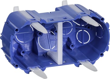OPUS66/OPUS74 mounting box - 2 modules blue 504N2202