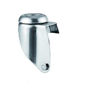 Swivel housing Ø100 mm, with bolt hole stainless 00035865