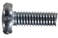 Machine screw panhead zinc plated M6 X 16 61069706 miniature
