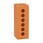 Harmony tom trykknapkasse i orange metal med 6 x Ø22 mm huller for trykknapper og 1 x M25 forskruning 220 x 80 x 77 mm XAPO4506 miniature