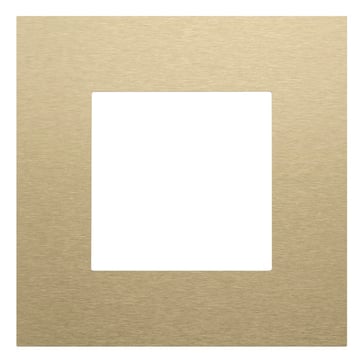 Ramme 1-modul, Pure, alu gold 221-76100