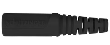 Coupler ø4mm, Black, 10A, Solder, Nickel-Plated 301-71-015