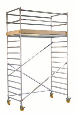 Scaffolding Tower 130x305cm working height 5,5m 1000-130305