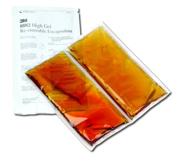 3M™ Scotchcast™ 2123-E gel-støbemasse High Gel (292 ml.) fleksibel gennemsigtig genåbenlig støbemasse 7100220930