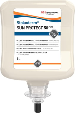 Solcreme Stokoderm Sun Protect 50 PURE 1 liter SPC1L