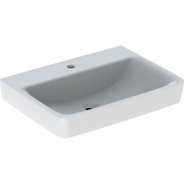 Geberit Renova Plan washbasin, 650 x 480 x 180 mm, white porcelain KeraTect 501.641.00.8