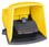 Fodpedal gul med skærm spærring 1NC+1NO XPEY510 miniature