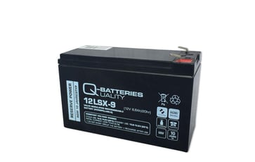 Q-Batteries 12V-9,0Ah blybatteri 151X65X94 100030972