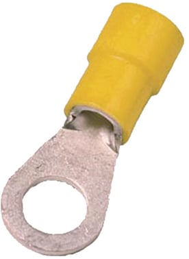 Ringkabelsko isoleret gul 4-6mm² M12 DIN46237 ICIQ612