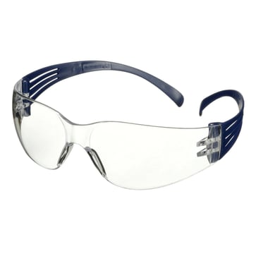 3M SecureFit 100 beskyttelsesbrille anti-dug blå klar linse 7100244064