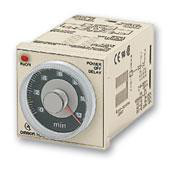 Timer, plug-in, 8-polet, 1/16DIN (48x48 mm), power off-forsinkelse, 0,05-12 m, DPDT, 5A H3CR-H8LAC/DC24 M OMI 667946