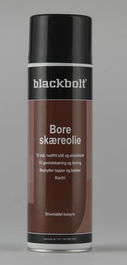 blackbolt bore skæreolie spray 500 ml 3356985009