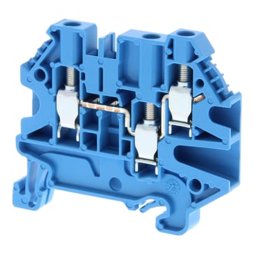 Multi conductor feed-through terminal block with 3 screw connections formounting on TS 35; nominal cross section 4mm² XW5T-S4.0-1.2-1BL 669310