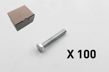 100 Hex cap screw, fully threaded, stainless steel 2209-0865Q1 2209-0865Q1