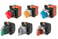SelectorA22NW 22 dia., 2 position, Oplyste, bezel plast,Automatisk reset på venstre, farve rød, LED rød, 1NO1NC, 200-240 VAC A22NW-2BL-TRA-G102-RE 660373 miniature