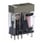 Relæ, plug-in, 8-polet, DPDT, 5A, Mech & LED-indikatorer, label facilitet, 230 VAC G2R-2-SN 230AC(S) 125373 miniature