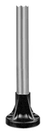 Harmony XVB Ø70 mm lystårn, montagefod i plast med Ø25 mm aluminiumsrør i 400 mm længde XVBZ03A
