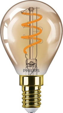Philips MASTER Value LED Krone Dæmpbar 2,6W (15W) E14 P45 Spiral Glas 929002983302