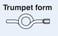 Syphon 910.15 Trumpet DIN 16282 Form-D 316TI Svejse ende - G1/2 Muffe (LH-RH Union) 160 Bar 1440497 miniature