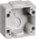 Rotary switch IP44-55 base for switch with one knockout up and one down, light grey 102J5360 miniature