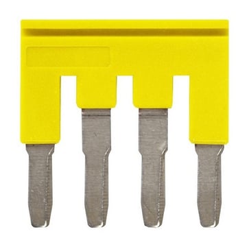 Cross bar for klemrækker 4 mm ² push-in plus modeller, 4 poler, gul farve XW5S-P4.0-4YL 669992