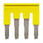 Cross bar for klemrækker 4 mm ² push-in plus modeller, 4 poler, gul farve XW5S-P4.0-4YL 669992 miniature