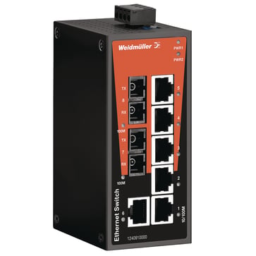 BasicLine switch unmanaged M.6XRJ45/2XSC 1240910000