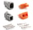 Kit, plug/receptacle / socket/Pin, 6 contacts, Amphenol Industrial 302-20-565 miniature