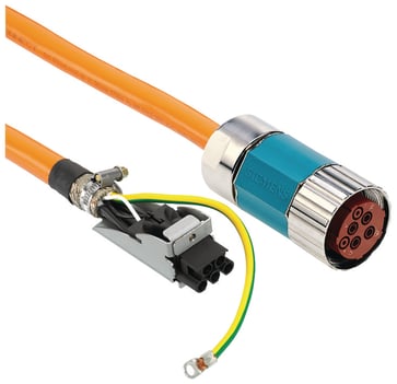 Power kabel 4X1.5+(2X1.5), 1.5/1.5 L=15M 6FX8002-5DS21-1BF0