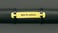 HCM-75X10-B7643-YL-1 - Etiket / opmærknings materiale, Yellow, Størrelse: 10.00 x 75.00 mm 1000 stk pr kassette Benyt farvebånd: R6000 620337 miniature