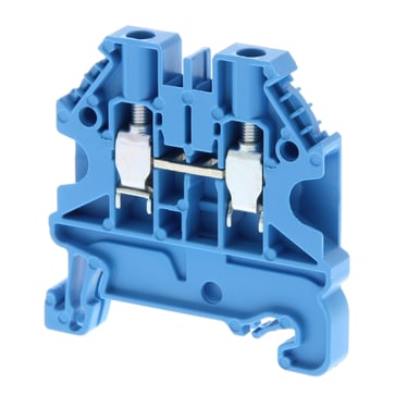 Feed-through DIN rail terminal block with screw connection formounting on TS 35; nominal cross section 4mm² XW5T-S4.0-1.1-1BL 669336