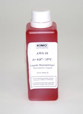 AWS10 liquid for manometer, 125 ml(red) 5703534408186