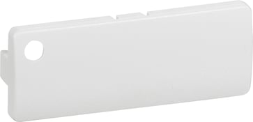 FUGA indsats svagstrømstryk tangent blank for lysdiode, hvid 530D6749
