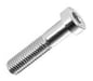 Socket head cap screw with center hole low head DIN 6921 stainless steel A2