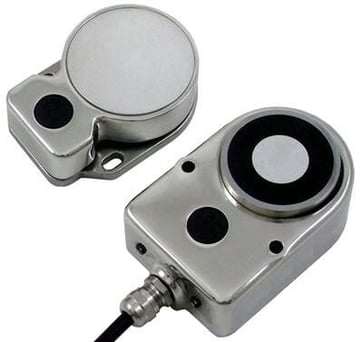RFIDmAgnetic Locking Safety Switch, Trykstøbt Metal, 1500N, BasicAktuator kode, 10m kabel D40ML-M1-B-10M 669724