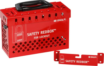 Safety Redbox Group Lockout Box - Red 145579