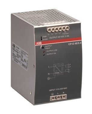 CP-E 48/5.0 Power supply In:115/230VAC Out: 48VDC/5A 1SVR427034R2000