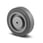 Tente Løs hjul, grå gummi Supratech, Ø100x35 mm, Ø8,3xNL45, DIN-kugleleje,  Byggehøjde: 100 mm. Driftstemperatur:  -20°/+60° 10008592 miniature
