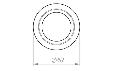 Rehab Ring, 67mm Hvid (Indoor) til Nano Tilt 9228