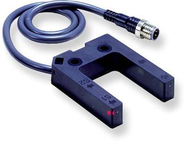 Photoelectric sensor twin-beam slot 25mm DC 4-wire PNPm8 pigtail connector E3Z-G82-M3J OMS 332062