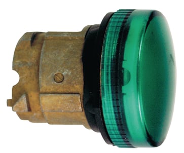 Harmony signallampehoved for BA9s med linse i grøn farve ZB4BV03