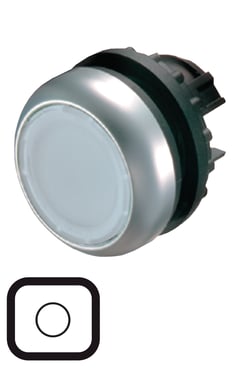 M22-DRL-G -  Push button with lamp, retain green 216948