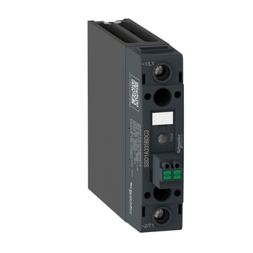 Harmony Solid State Relæ (SSR) øjeblikskoblende kontaktor-version for DIN-skinne med 48-600VAC udgang på 20A og 4-32VDC forsyning SSD1A320BDRC3