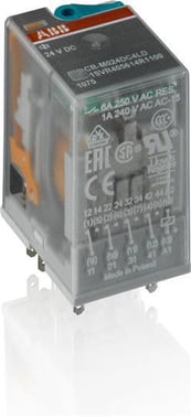 CR-M024DC3 Pluggable interface relay 3c/o, A1-A2=24VDC, 250V/10A 1SVR405612R1000