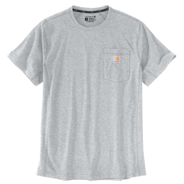Carhartt Force Flex pocket t-shirt lys grå str L 104616HGY-L