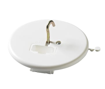 Ceiling mounted lamp outlet (DCL), white 2TKA00000931