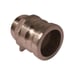 Camlock coupling F male with outer tread
