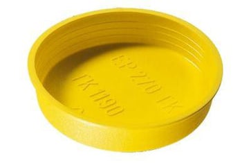 Conical plastic plug yellow Ø77.5-80.0mm C 775